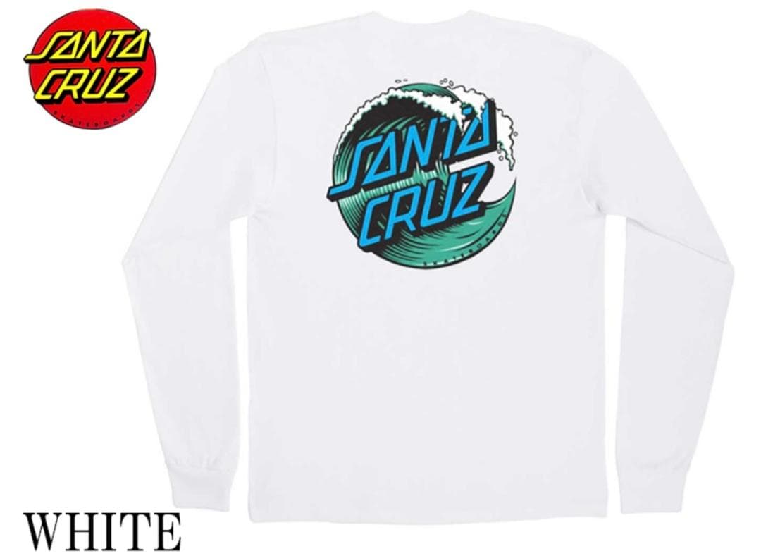 SANTA CRUZ   Wave Dot  サンタクルーズ　ロンT   黒L