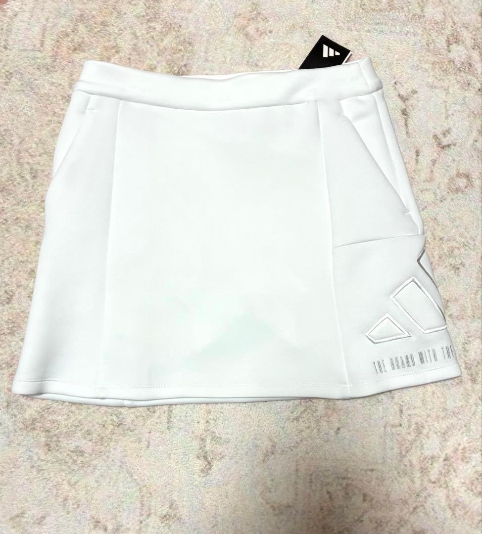 【即日発送✨M】新品　アディダス ビッグロゴ ダンボールニット　セットアップ　白