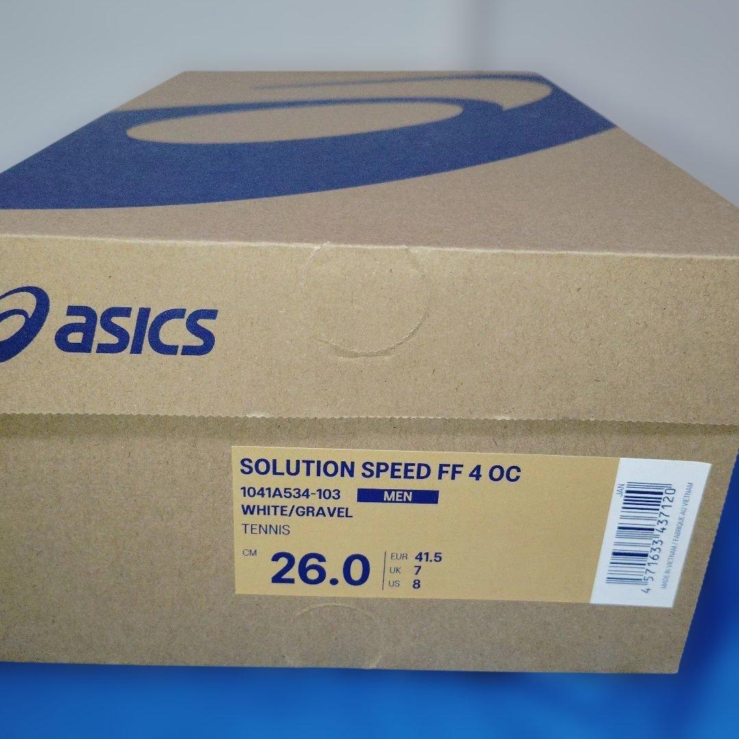 新品ASICS SOLUTION SPEED FF 4 OC 26cm