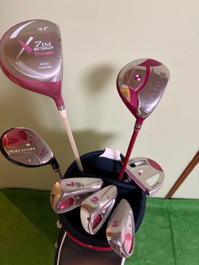 格安レディース初心者セット　キャディーバッグ付き