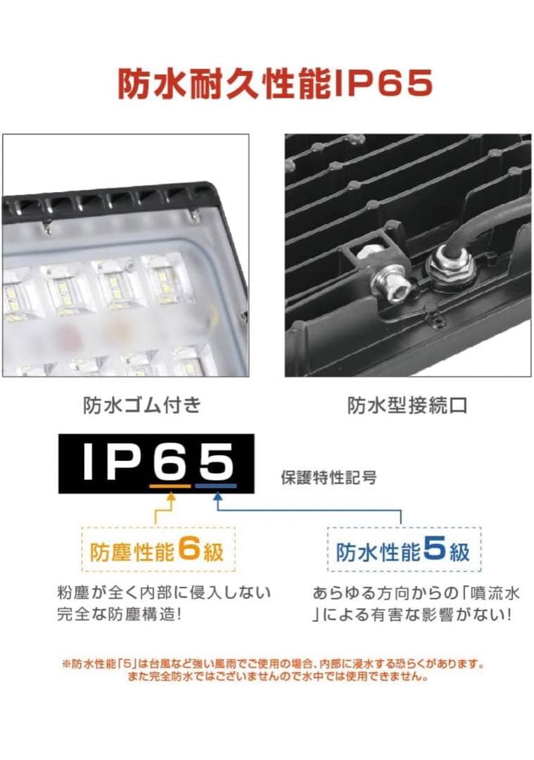 LED投光器 LED照明  屋外照明 看板灯 作業灯 ポータブル投光器