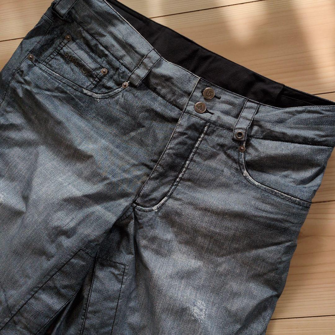 yoshi様未使用級！バートン MB JEANS PT スノボパンツ　デニム調