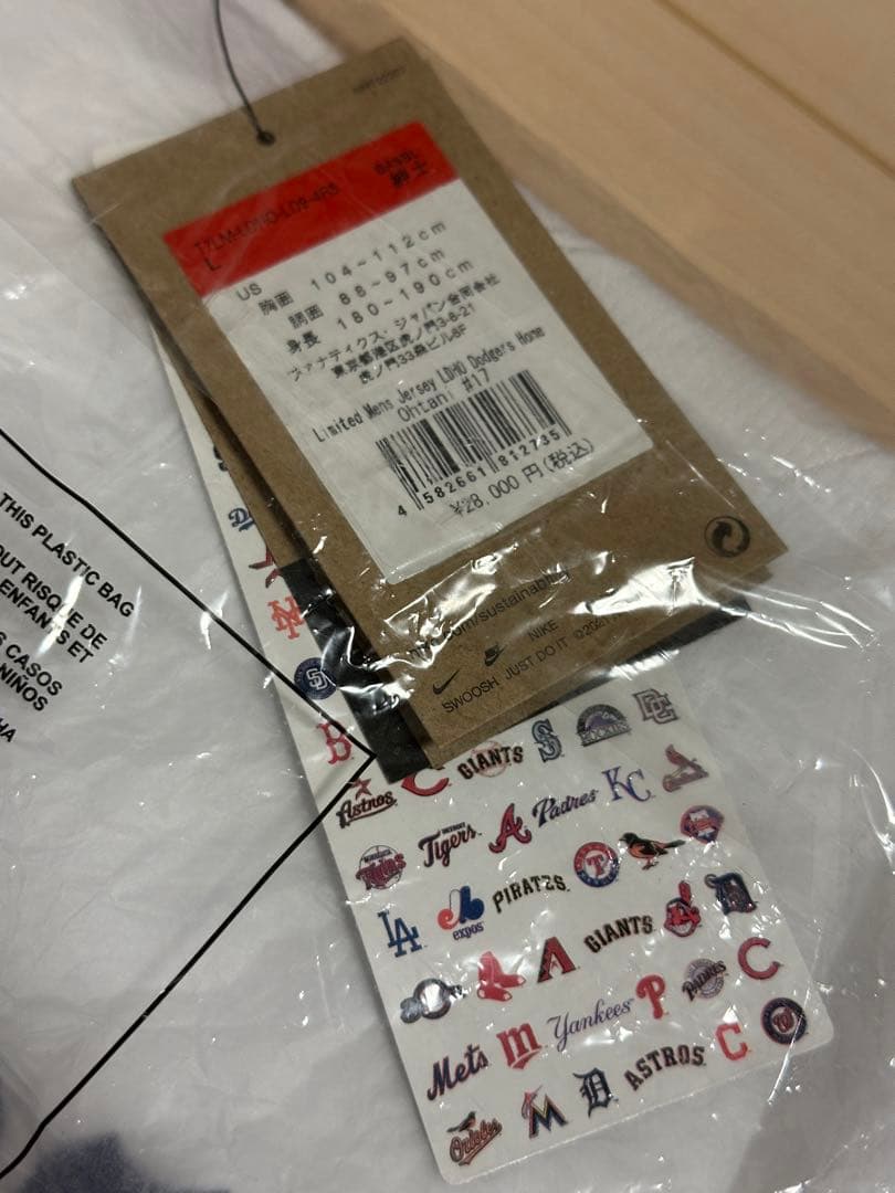 【新品正規品】大谷翔平選手　リミテッドユニフォーム　ロサンゼルスドジャース　L