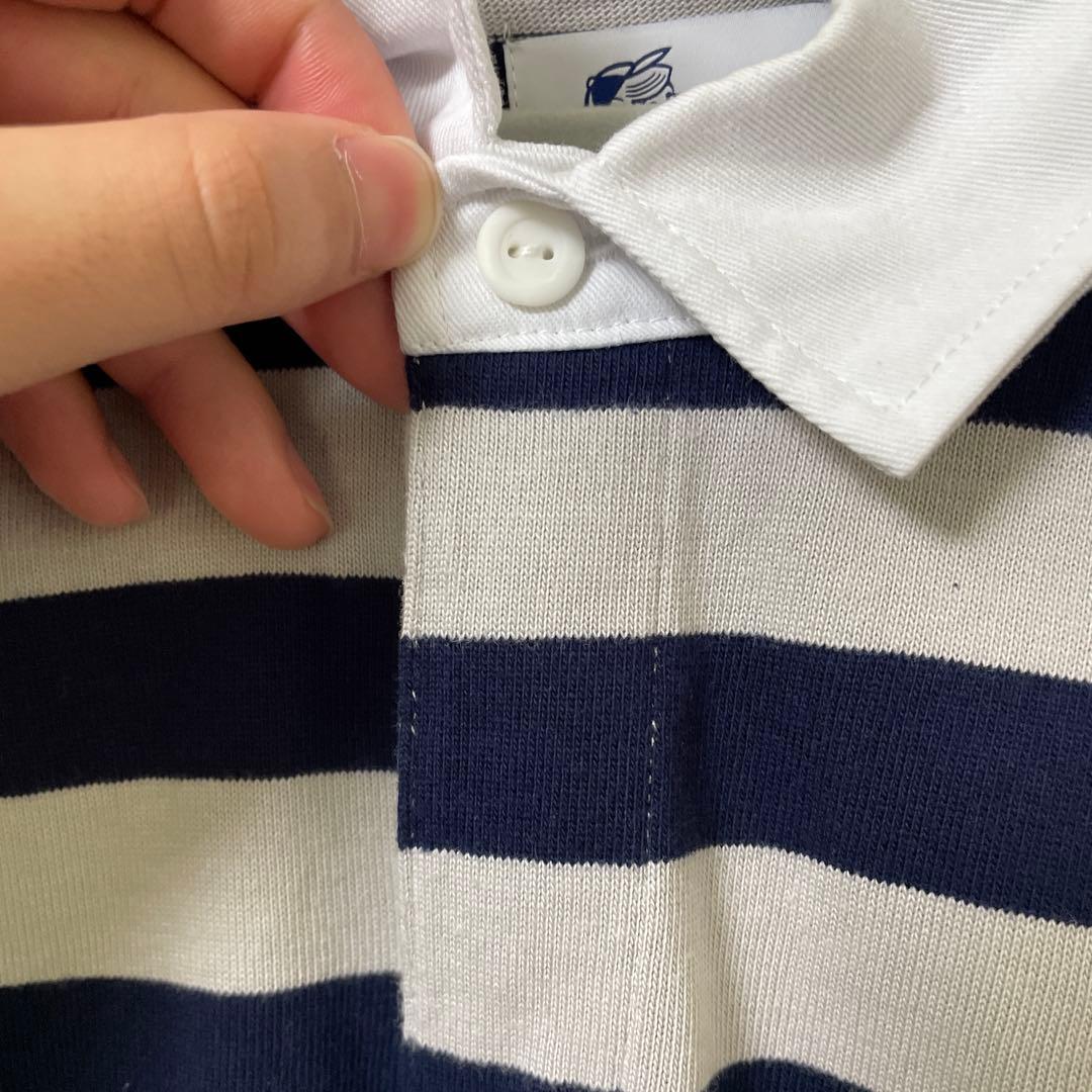 ウェア Boys in Toyland BORDER RUGBY SHIRT
