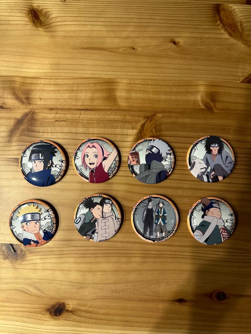 NARUTO 20周年記念缶バッジ　コンプセット