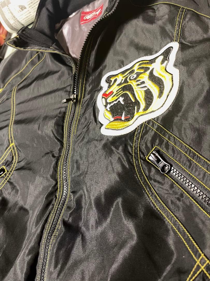 美品 阪神タイガース ローリングス ジャンパーブルゾン グランドコート M