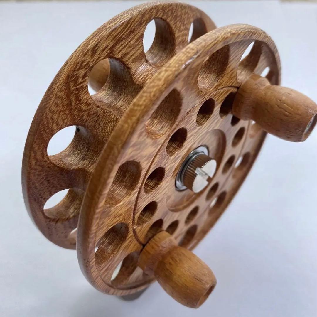 【送料込】銚栄製作所　ヘチリール　タモ　レア　木製リール