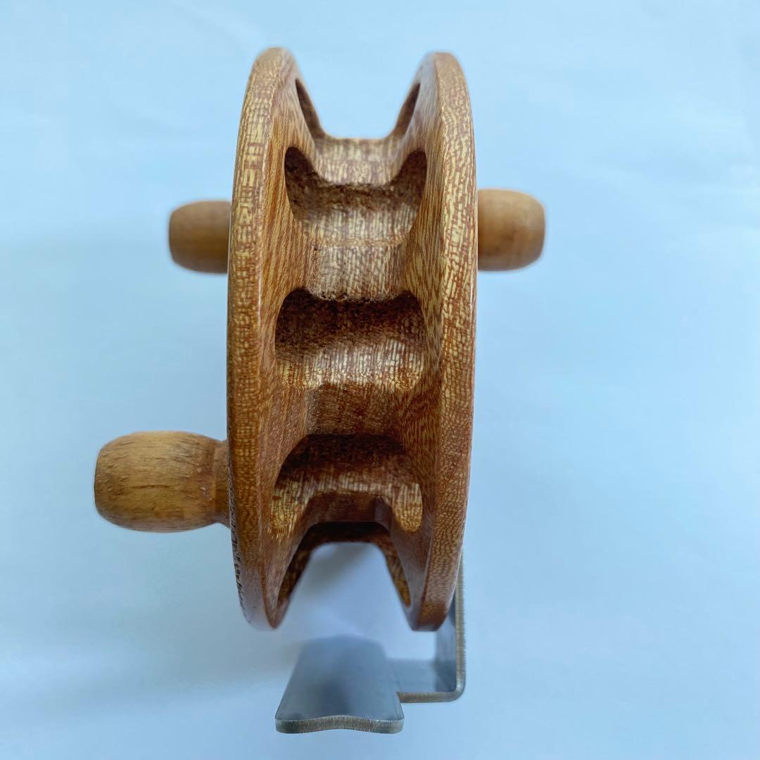 【送料込】銚栄製作所　ヘチリール　タモ　レア　木製リール