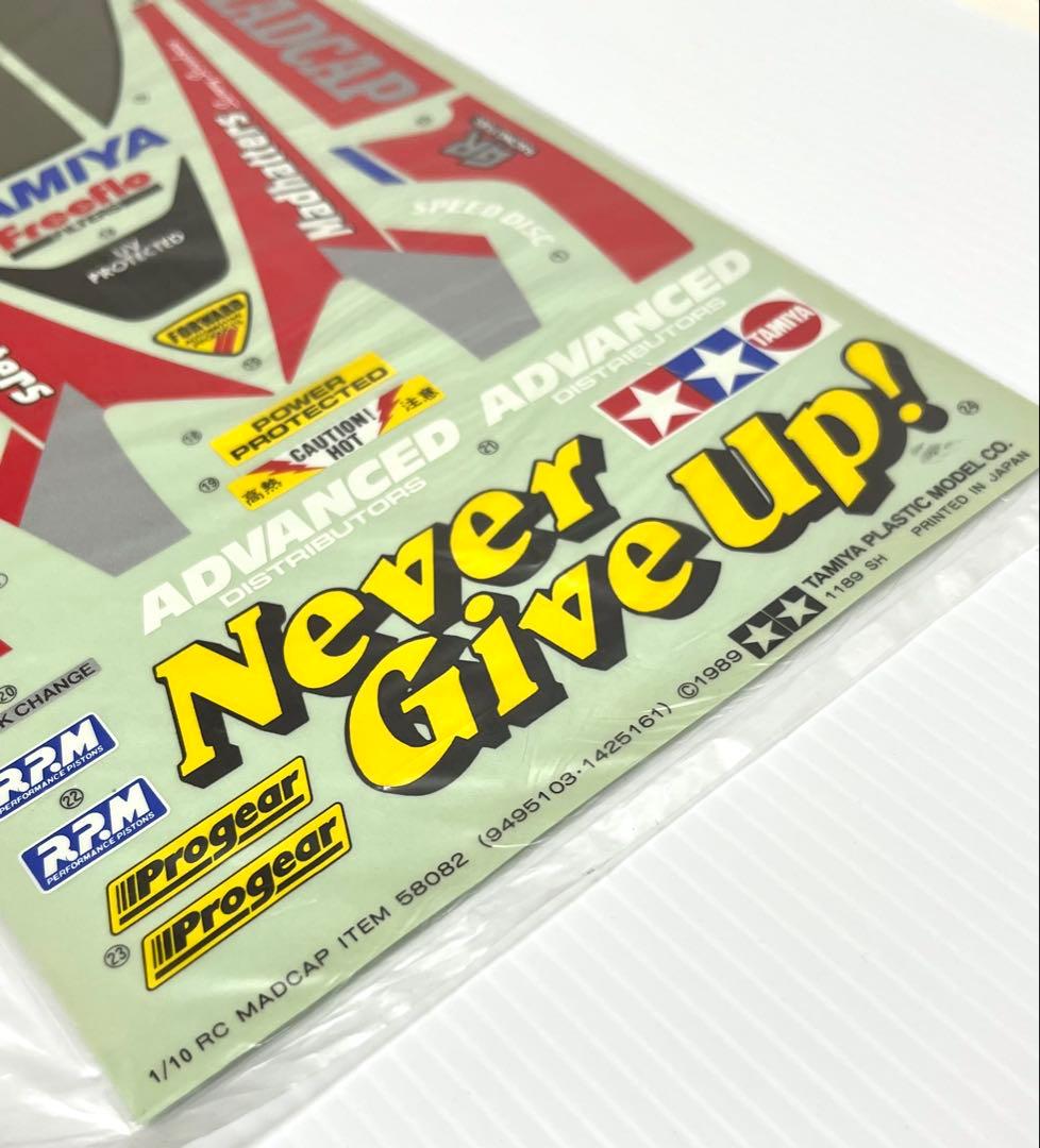 1/10 RC MADCAP 58082 1989 TAMIYA デカール
