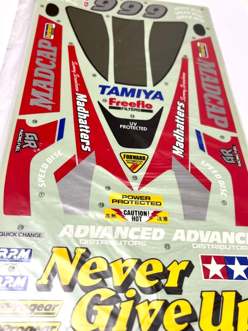 1/10 RC MADCAP 58082 1989 TAMIYA デカール