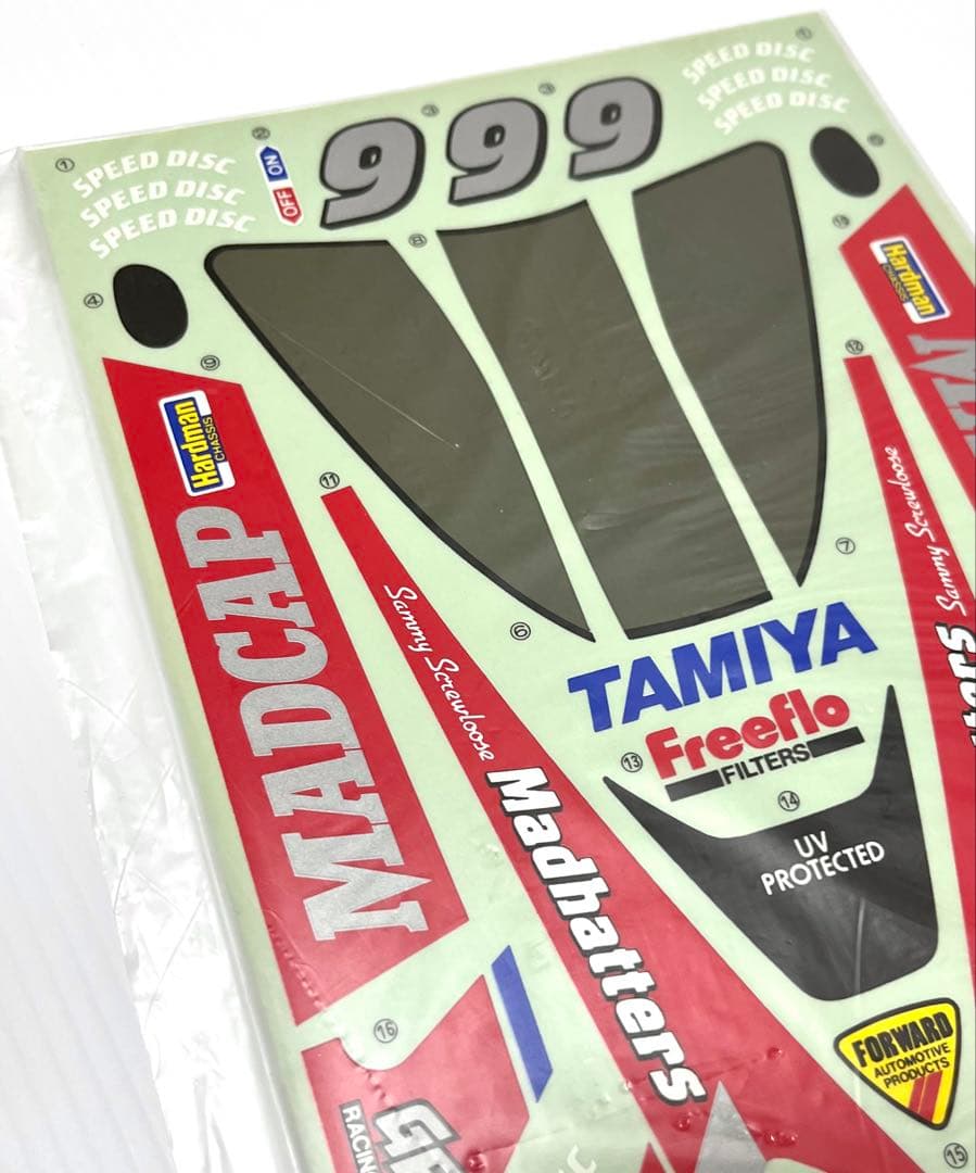 1/10 RC MADCAP 58082 1989 TAMIYA デカール