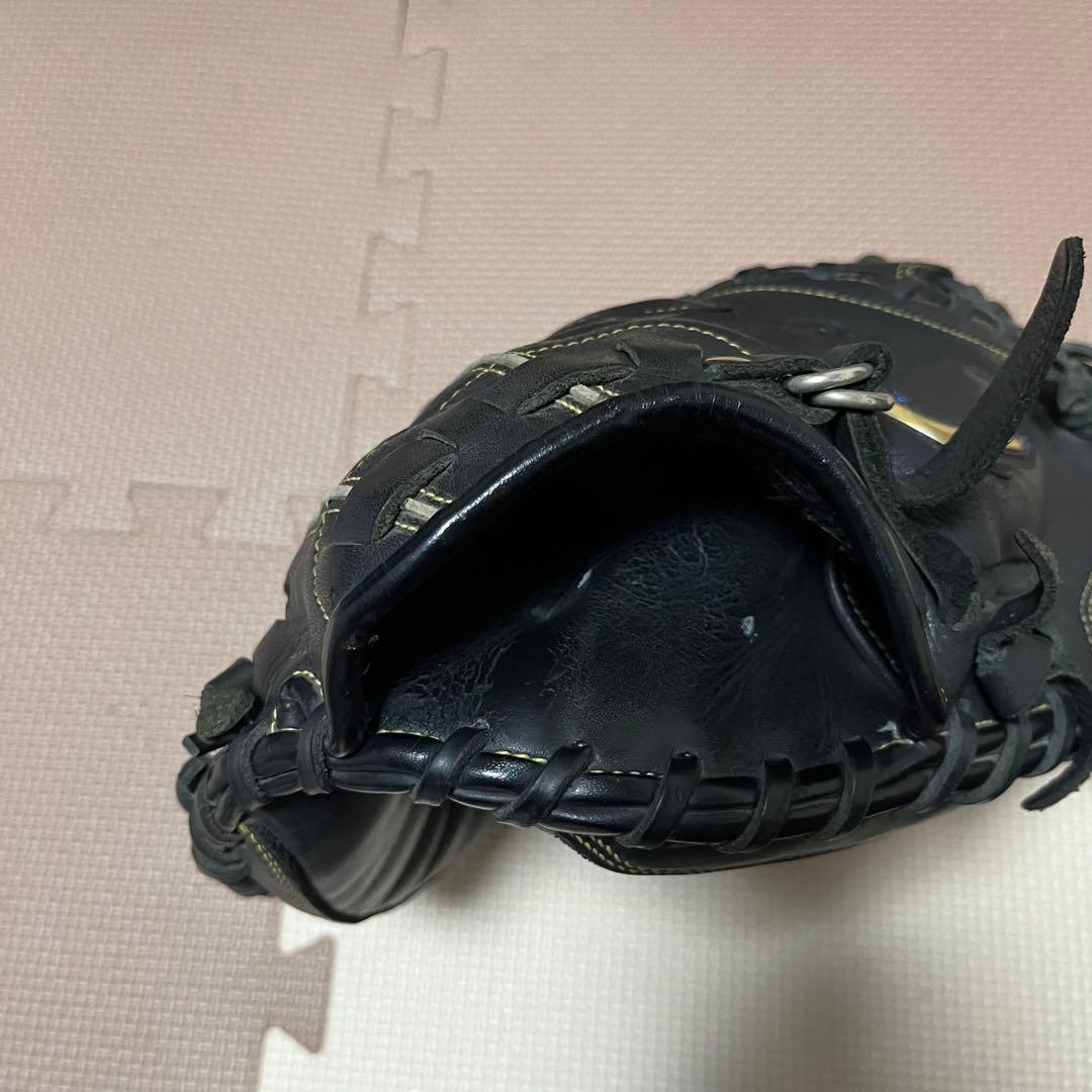 【値下げ】キャッチャーミット ミズノ 軟式野球グローブ 黒