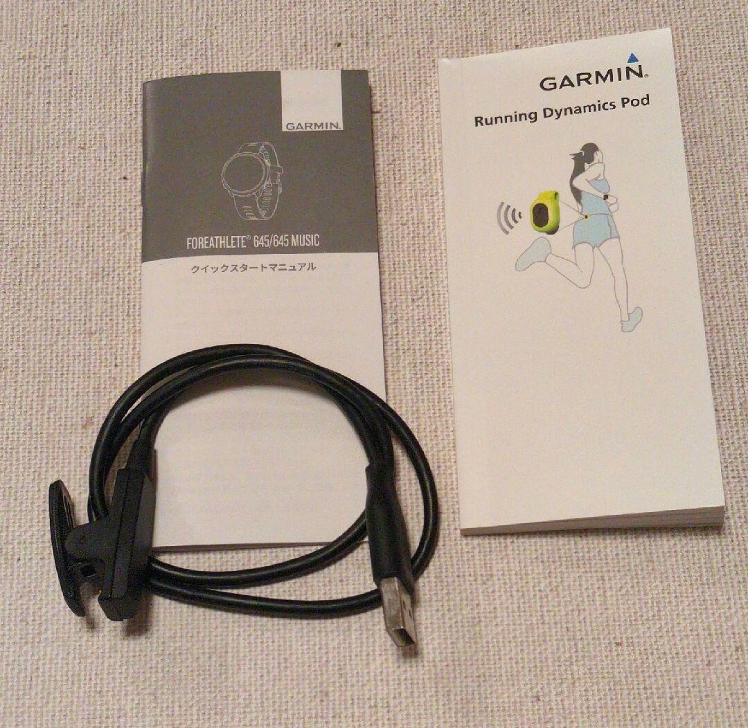 その他 GARMIN FOREATHLETE 645 MUSIC BLACK