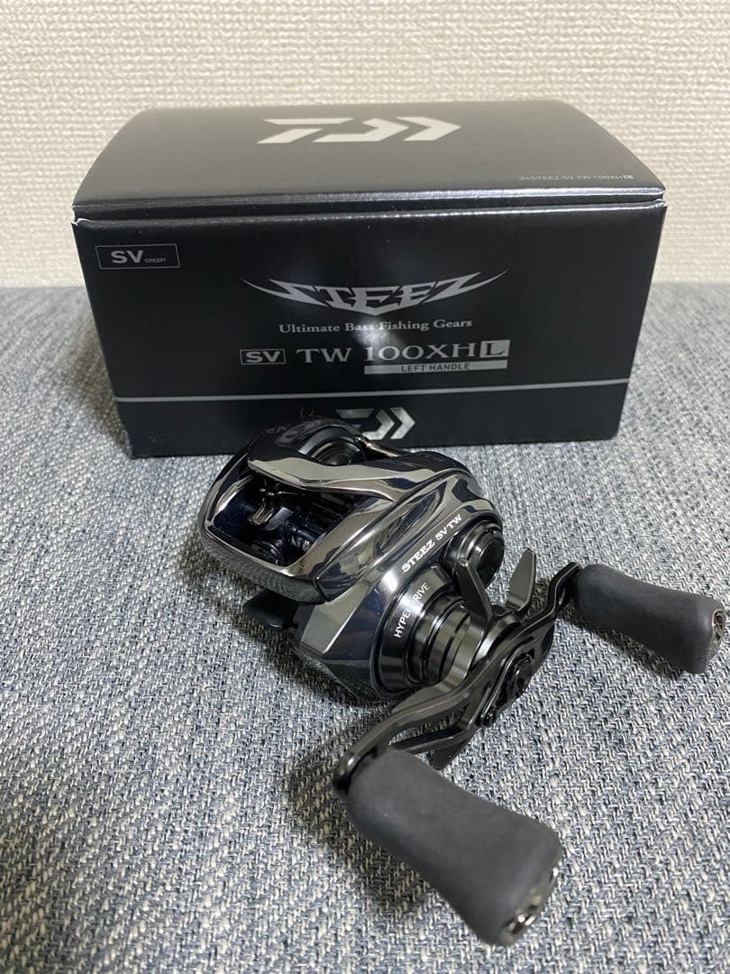 美品DAIWA ダイワ 24スティーズ SV TW 100XHL 左ハンドル
