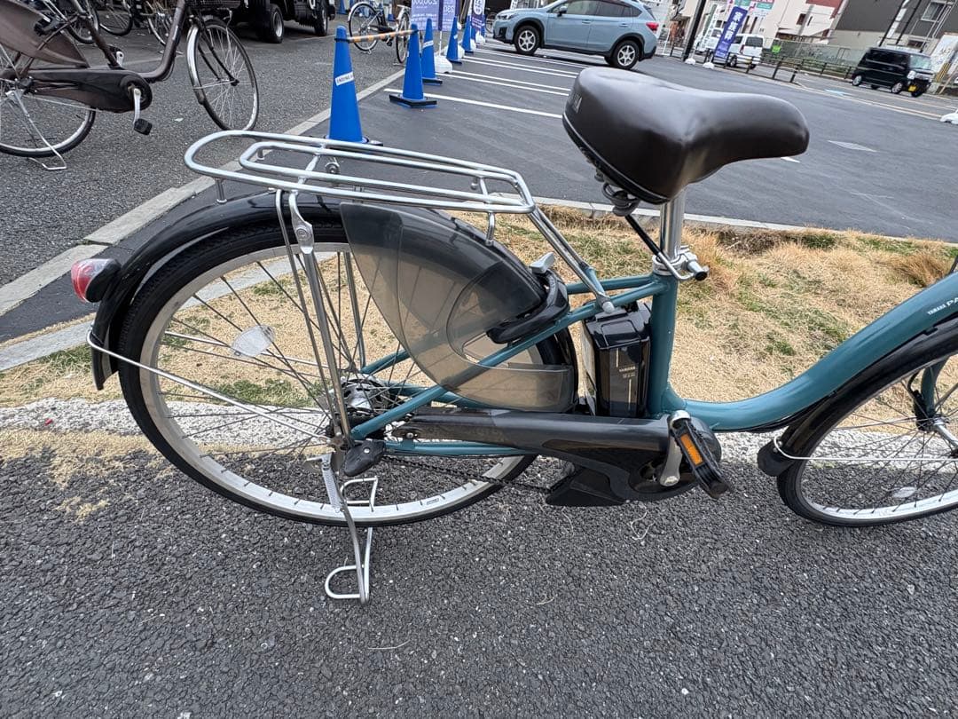 中古YAMAHA電動アシスト自転車　12.3Ah 大阪　066