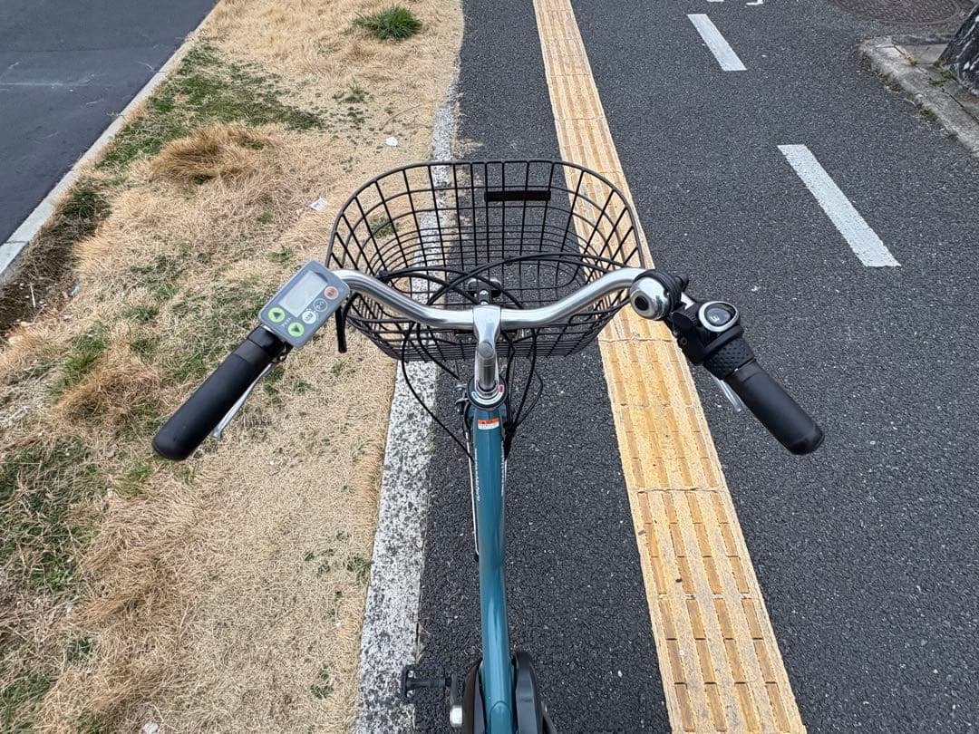 中古YAMAHA電動アシスト自転車　12.3Ah 大阪　066