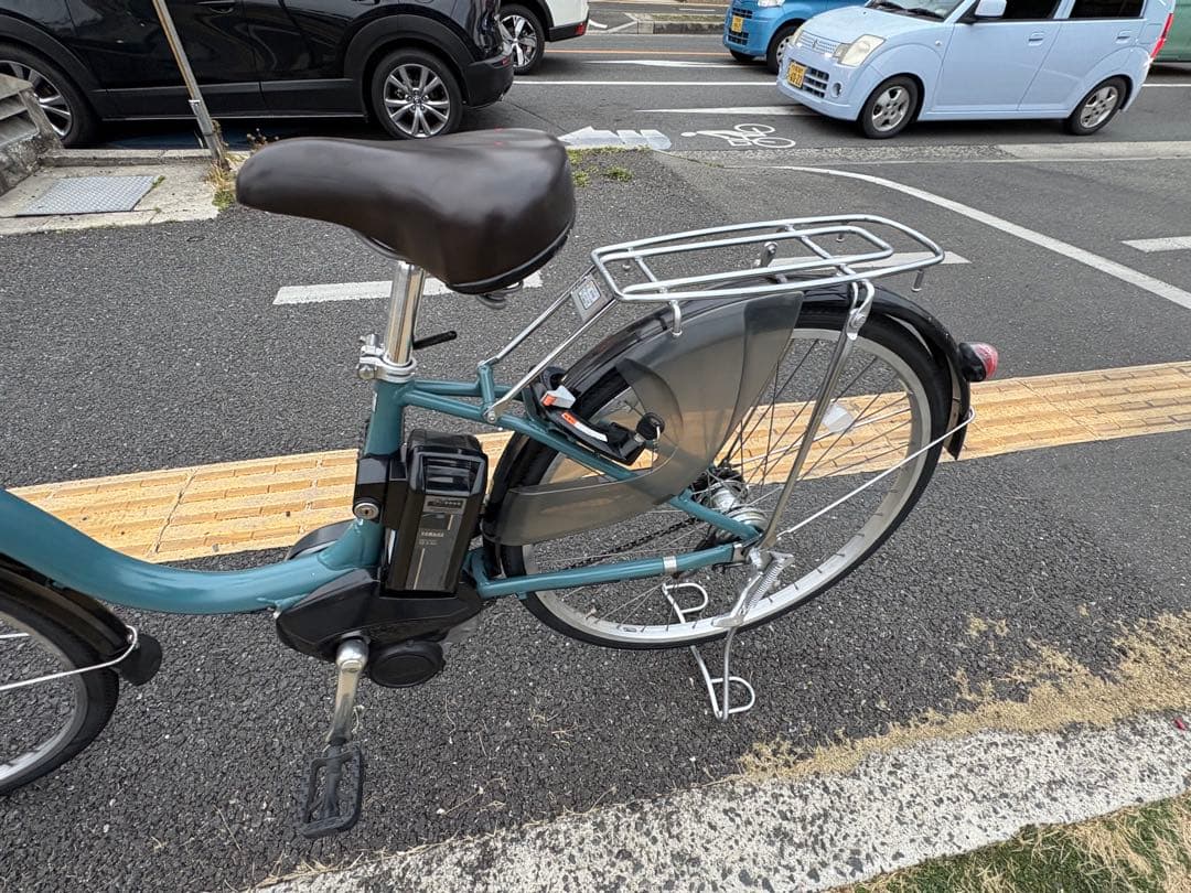 中古YAMAHA電動アシスト自転車　12.3Ah 大阪　066