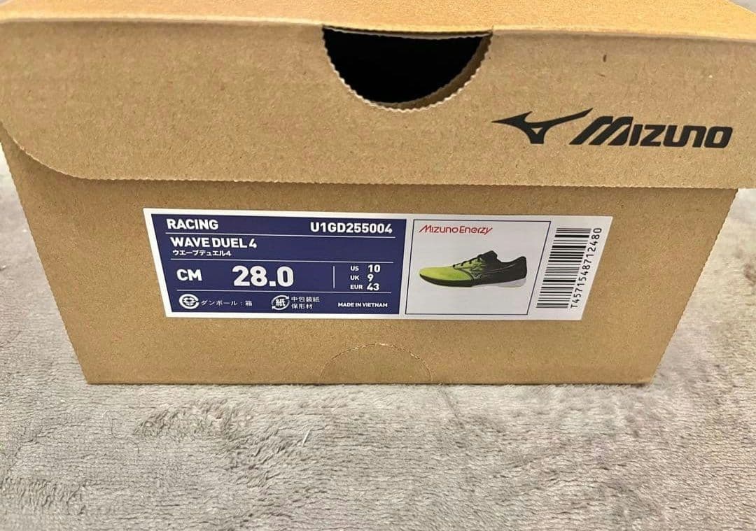 【新品】 MIZUNO ウェーブデュエル4 28.0cm