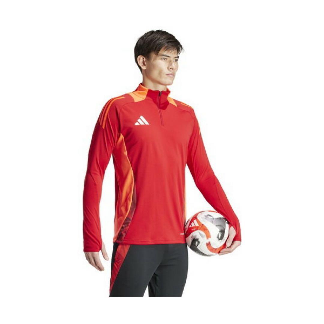 adidas TIRO24 トレーニングトップ L レッド