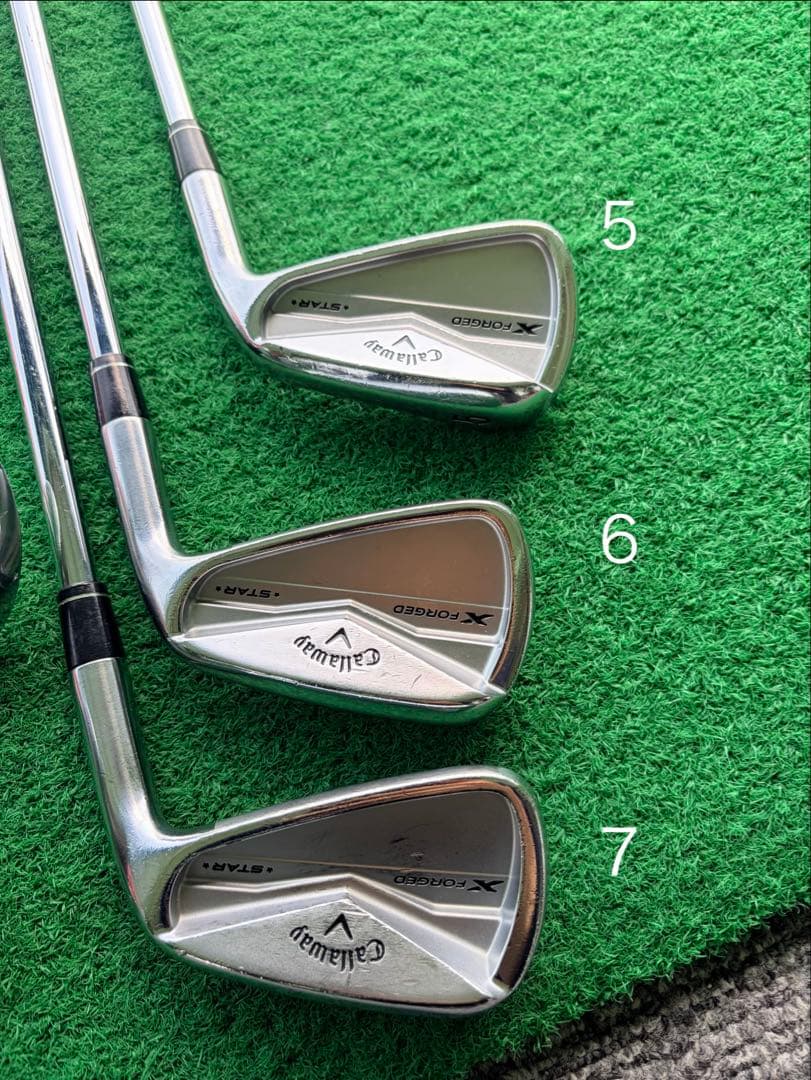 【しろ】Callaway X FORGED STAR 2024 6本