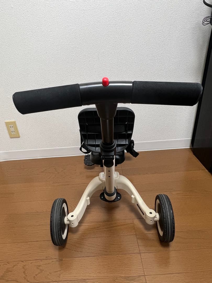 norikae のりかえ 三輪車 バイク ストライダー 押し棒＆背もたれ付