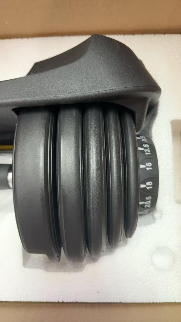 中古可変式ダンベル 40kg 2個セット鉄アレイ アジャスタブルダンベル