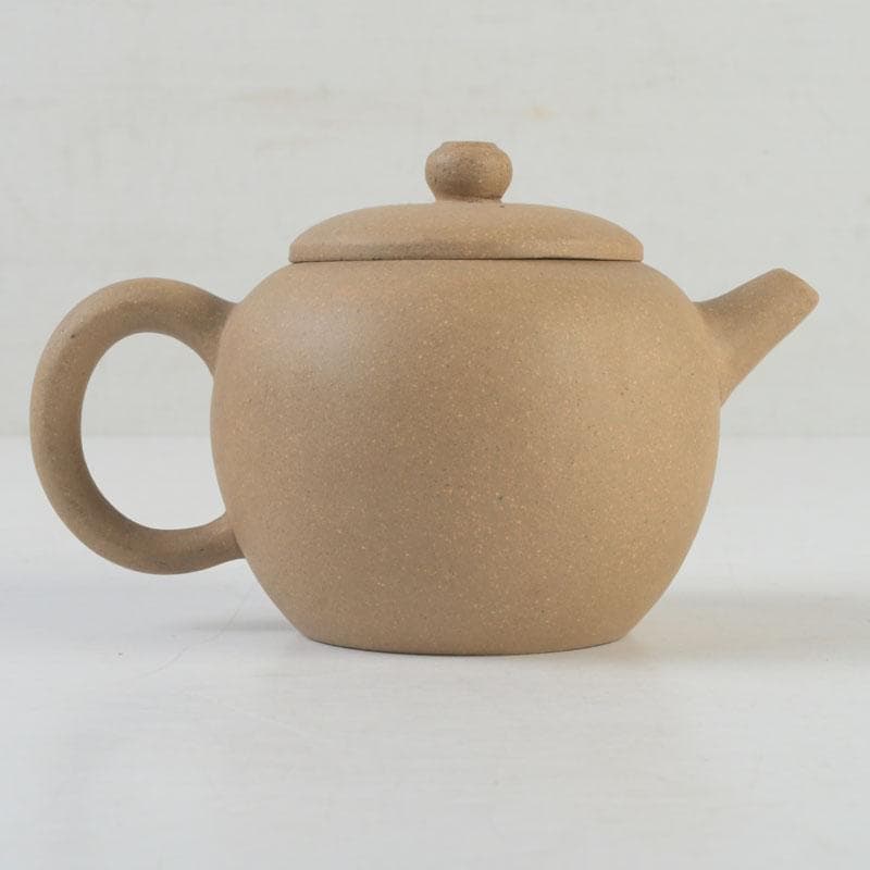 中国　中国宣興銘　紫砂　黄泥　急須　茶壷　V　9994