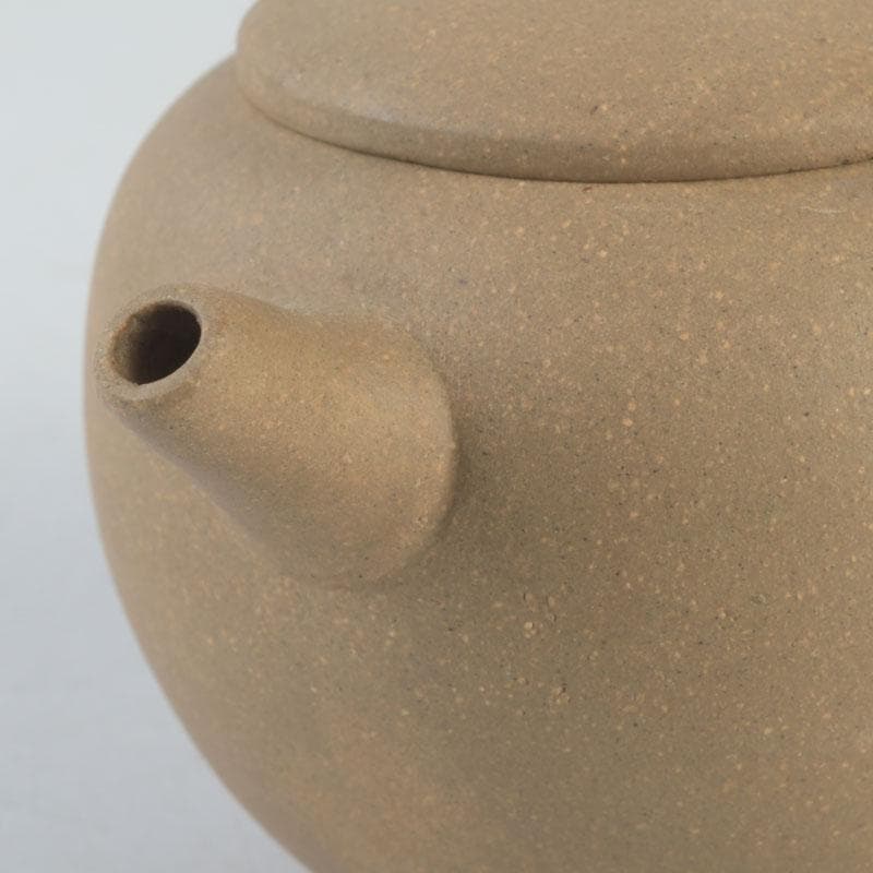 中国　中国宣興銘　紫砂　黄泥　急須　茶壷　V　9994