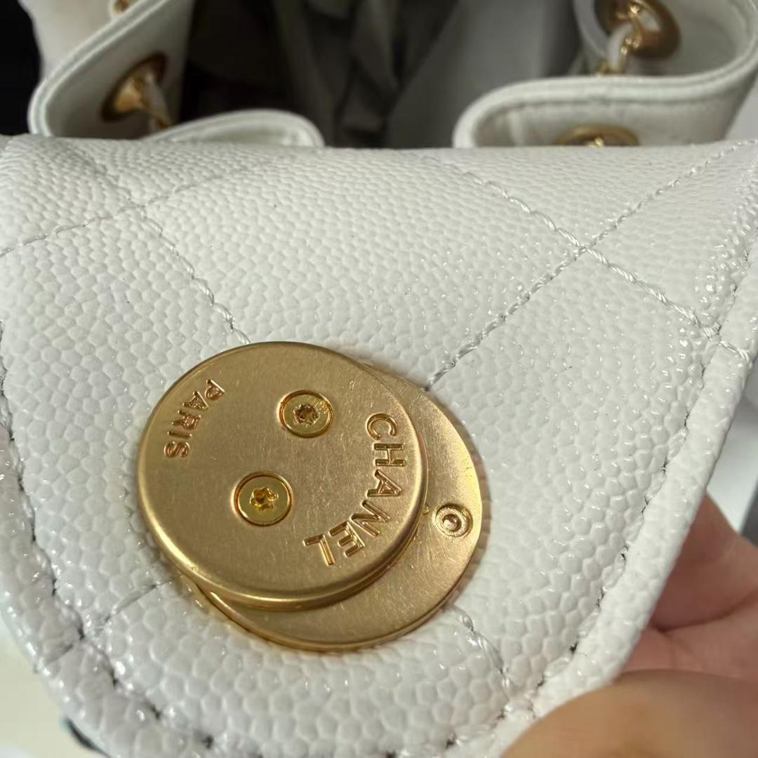 希少な美品 ノベルティグッズ ホワイト ショルダーバッグ BOX付