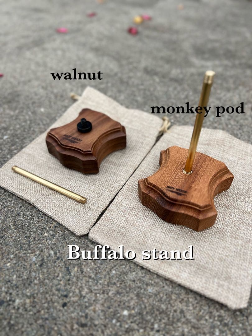 mini stand 真鍮ポール付き
