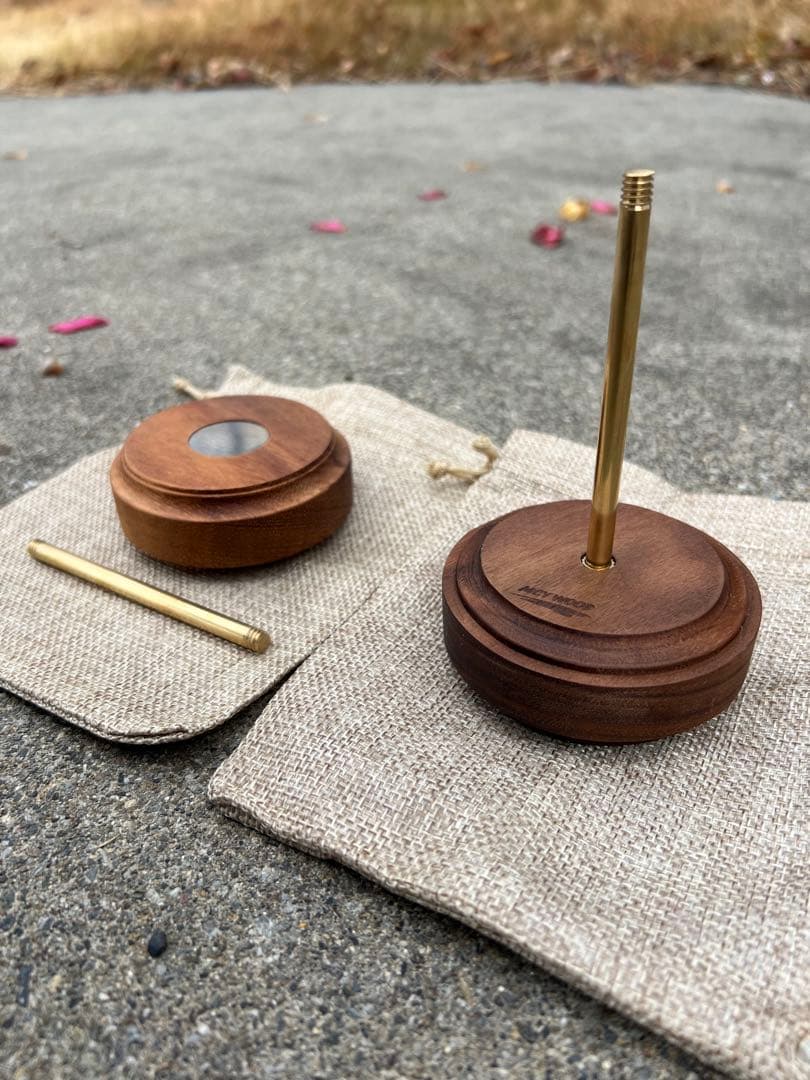 mini stand 真鍮ポール付き