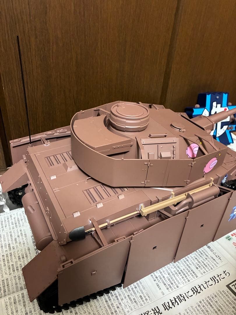 アシェット　週間　ガールズ&パンツァー　Ⅳ号戦車H型(D型改)をつくる　完成品