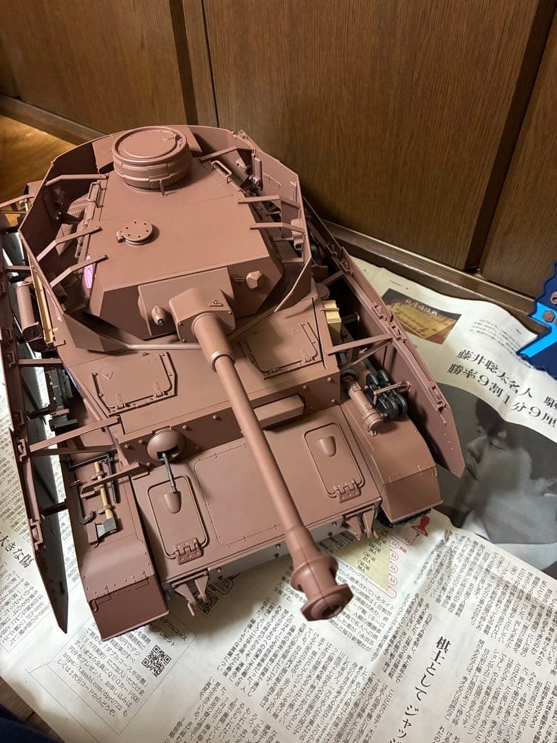 アシェット　週間　ガールズ&パンツァー　Ⅳ号戦車H型(D型改)をつくる　完成品