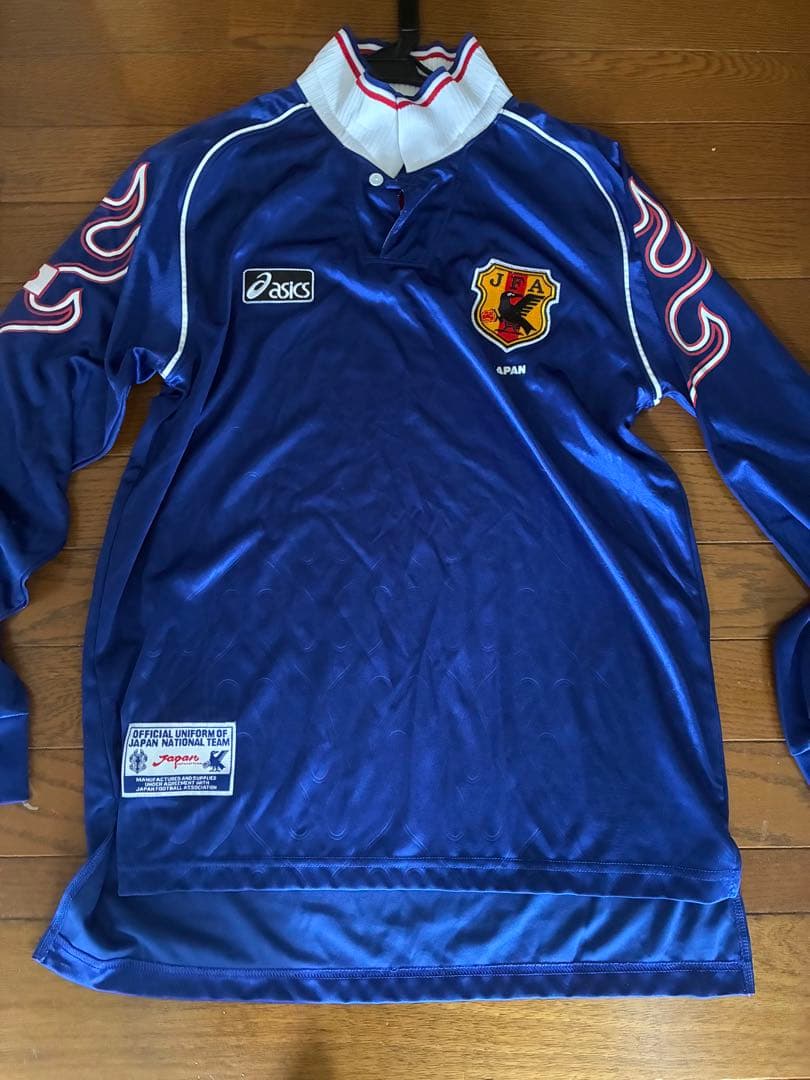 98年ワールドカップモデル　日本代表サッカーシャツ<長袖>