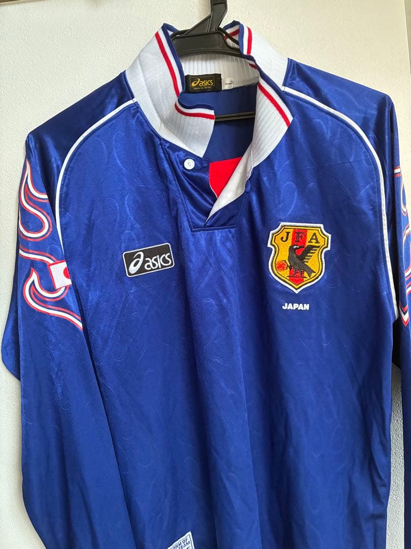 98年ワールドカップモデル　日本代表サッカーシャツ<長袖>