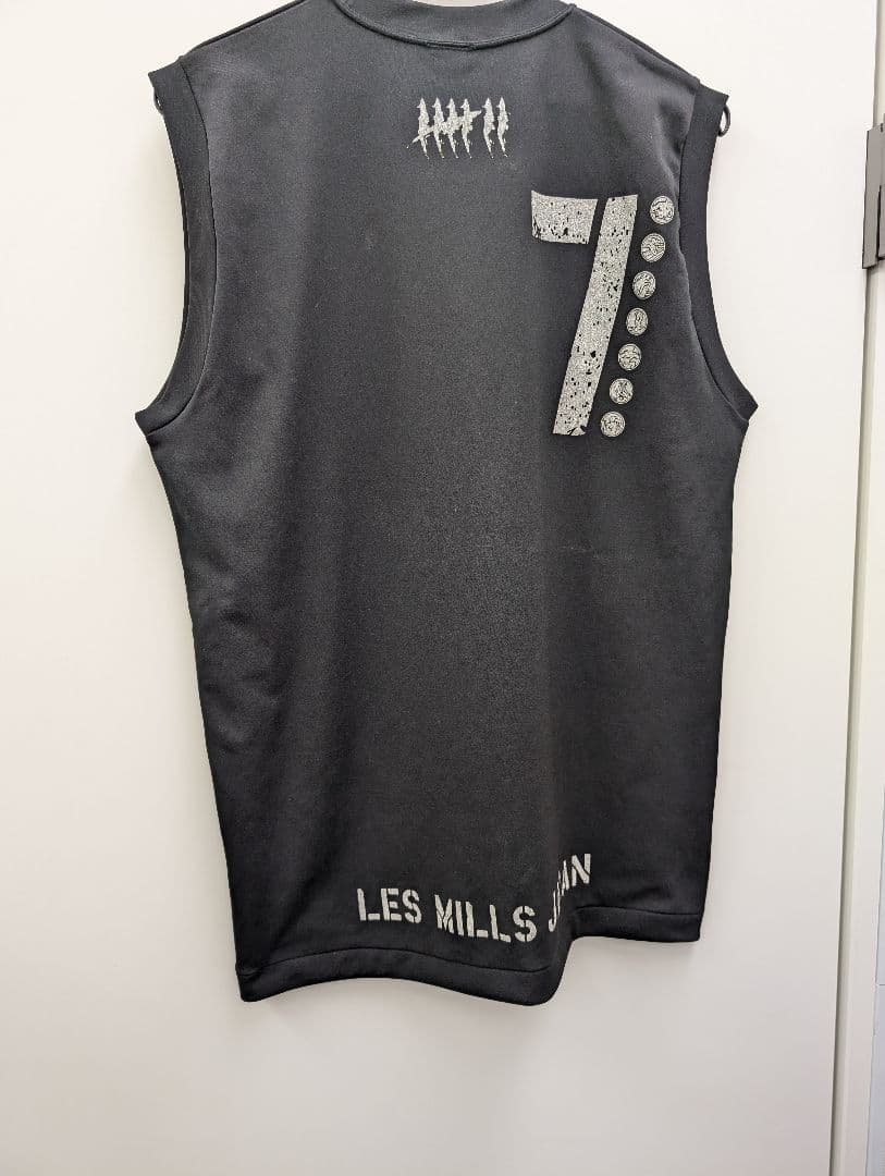 〈中古品〉Les Mills レスミルズ ノースリーブシャツ Lサイズ ブラック