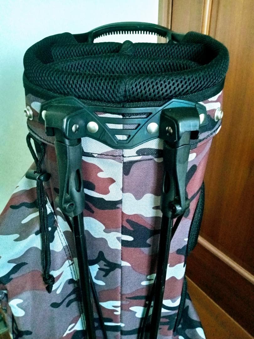 ★PYKES PEAK★スタンド式キャディバッグ★迷彩柄★美品★