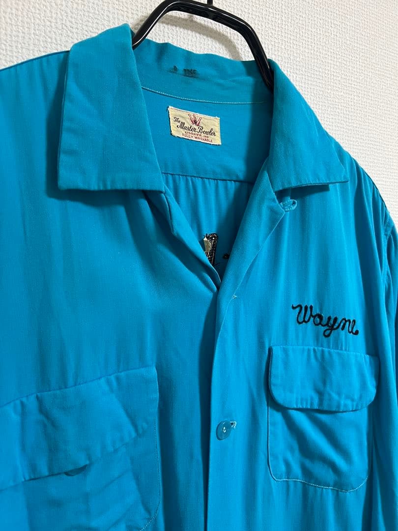 60s レーヨン ボウリングシャツ