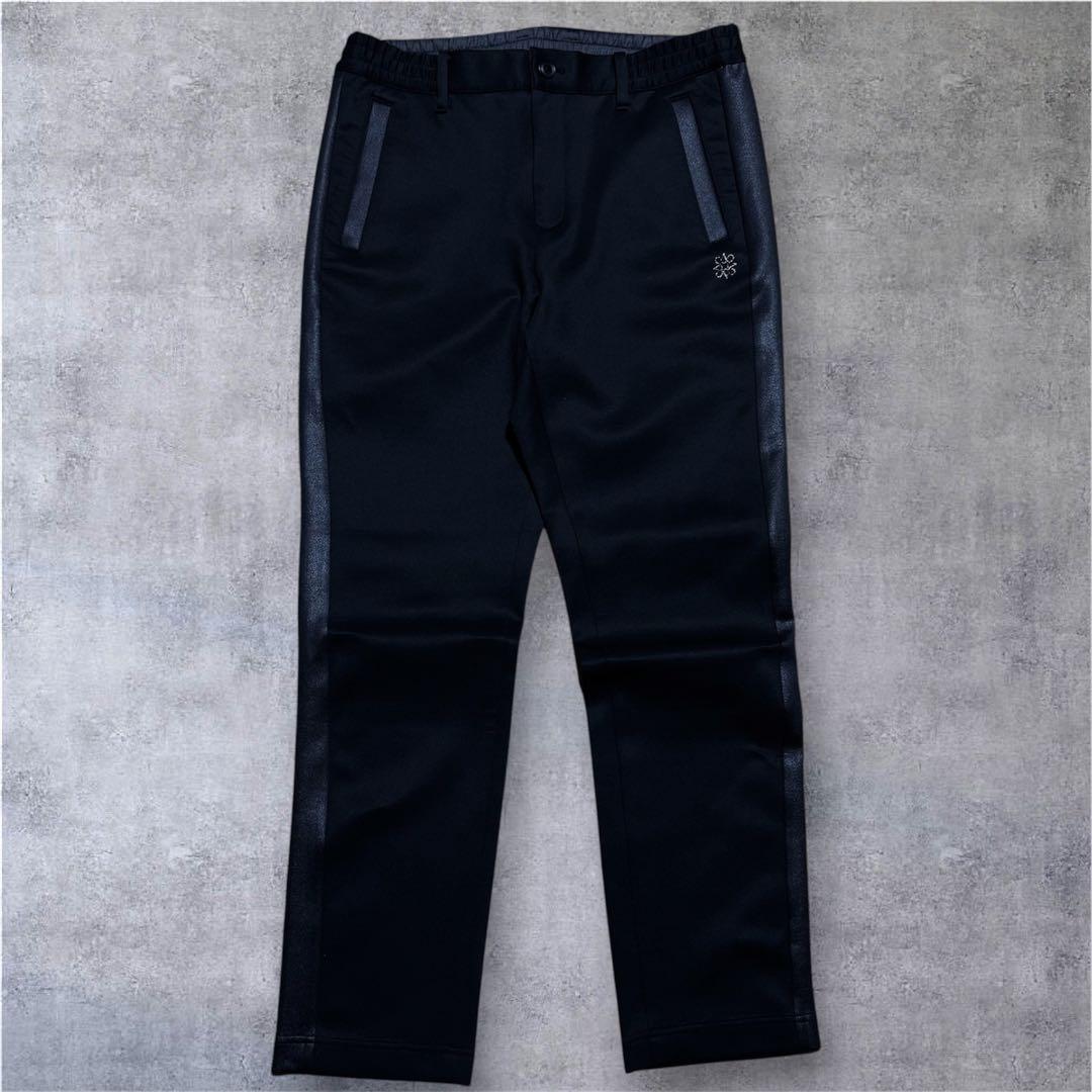 ✨美品✨　St Andrews セントアンドリュース　　ストレッチパンツ　黒　L