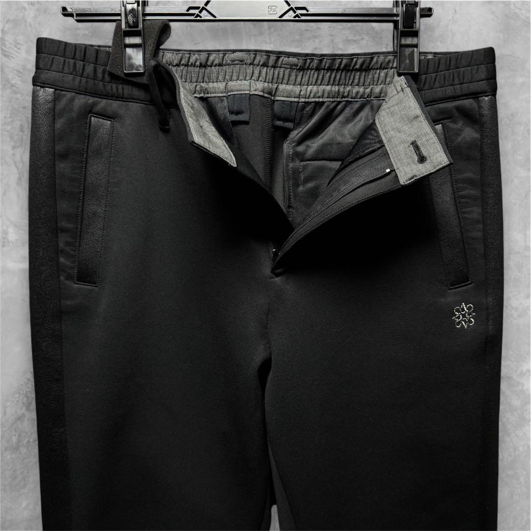 ✨美品✨　St Andrews セントアンドリュース　　ストレッチパンツ　黒　L
