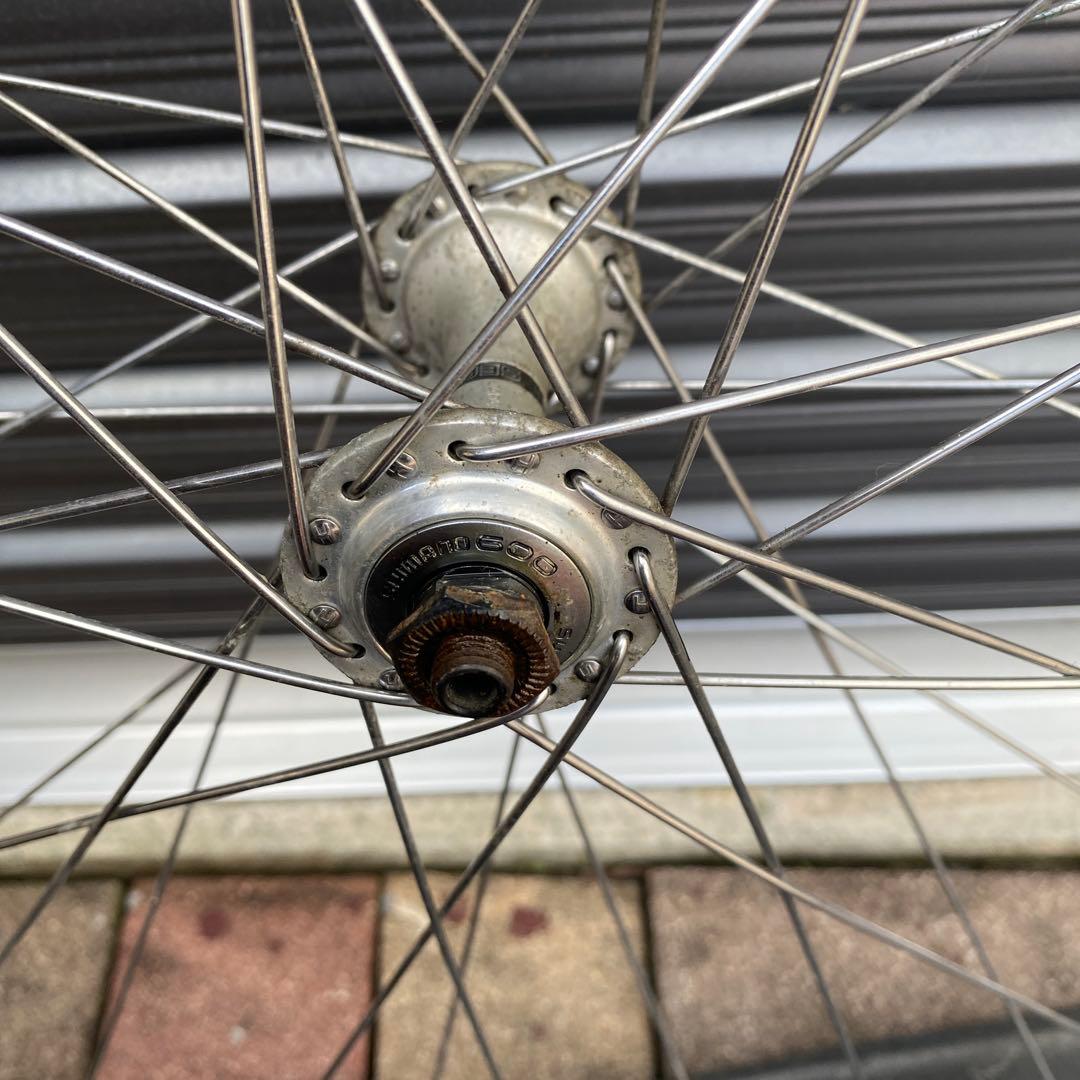 MAVIC SHIMANO600シルバー 完組ホイール
