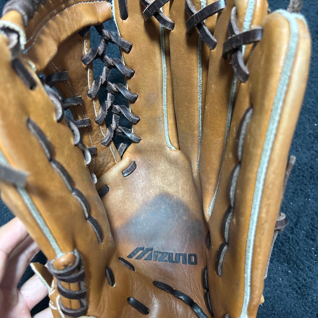 Mizuno 野球グローブ ブラウン 右投げ用