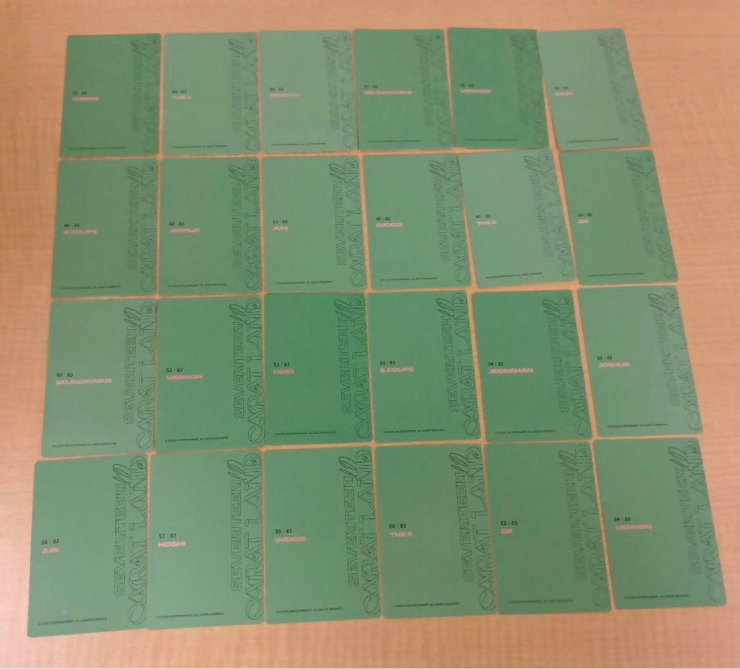 ❶ SEVENTEEN CARAT LAND 2022 トレカ 59枚