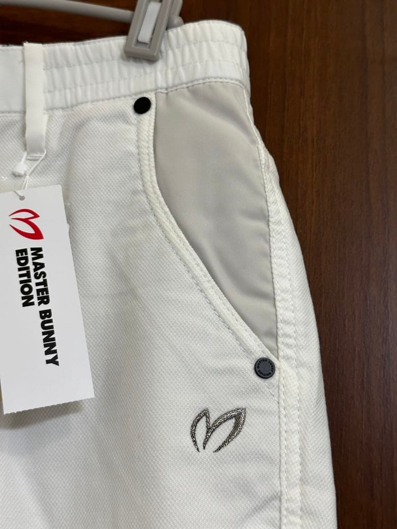 未使用　MASTER BUNNY EDITION メンズゴルフパンツ　ホワイト