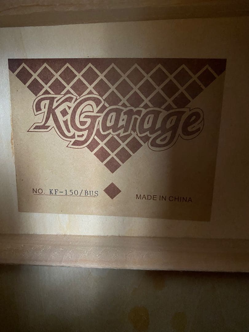 【中古】Kgarage アコースティックギター　ブルー