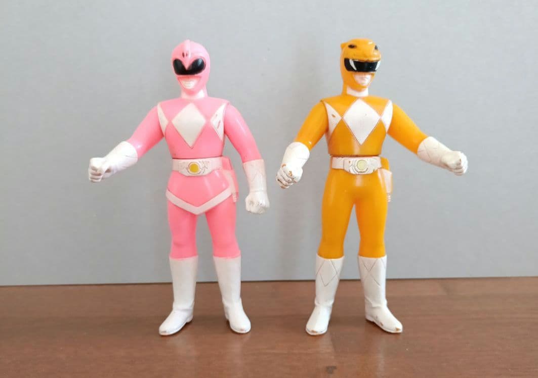 ジュウレンジャー４体とサーベルタイガー、トリケラトプス　希少品