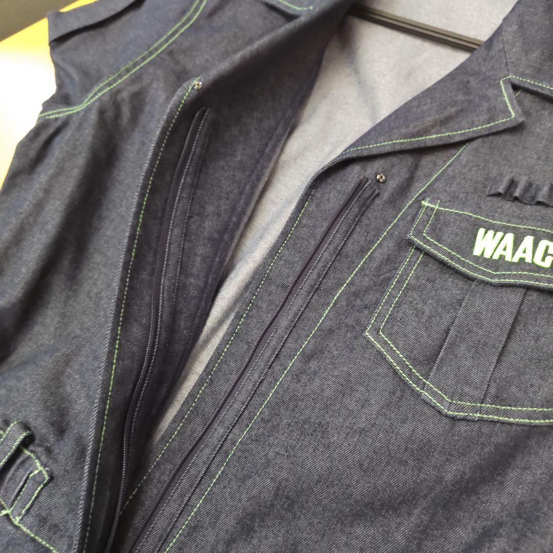 WAAC ダークブルー ショートスリーブ ワンピース