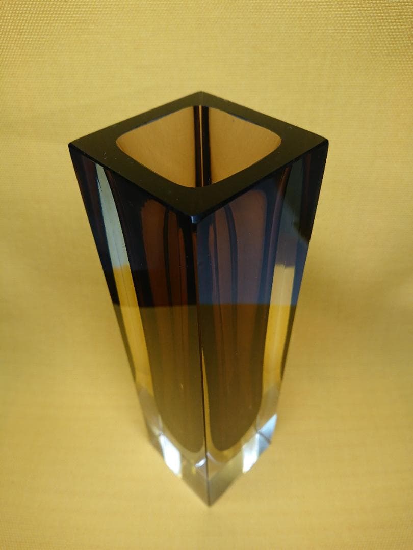 【美品】一輪挿し　ムラノ　ガラス　置物　インテリア　工芸品　美術品　A2517
