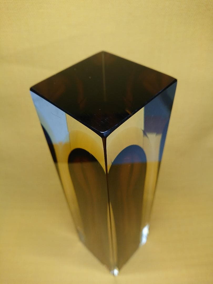 【美品】一輪挿し　ムラノ　ガラス　置物　インテリア　工芸品　美術品　A2517