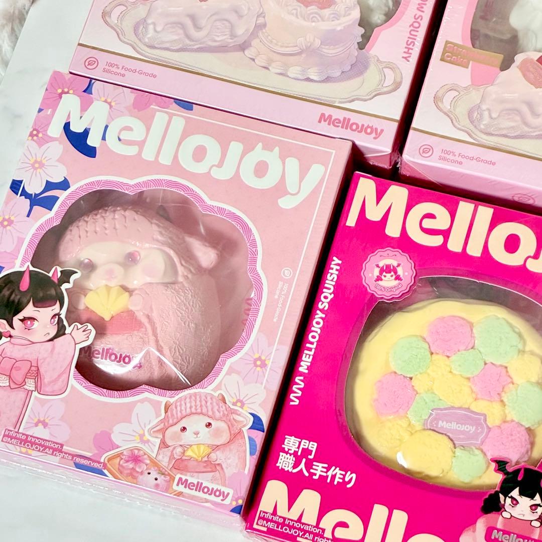 Mellojoy 浴衣羊&いちごホールケーキ&スライス&ひなあられスフレ 桜限定